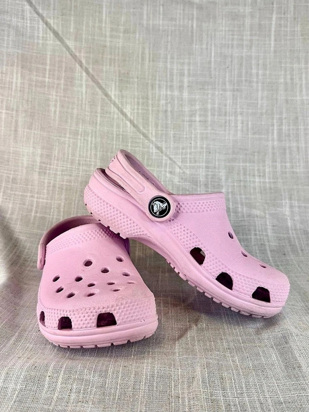 Crocs Girls Classic Clog Pink Clogs Water-friendly Size 10c Toddlers